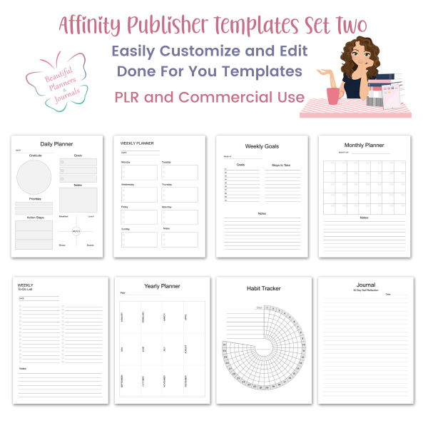 Affinity Publisher Templates Set Two