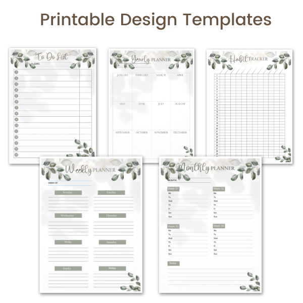 Printable Design Templates