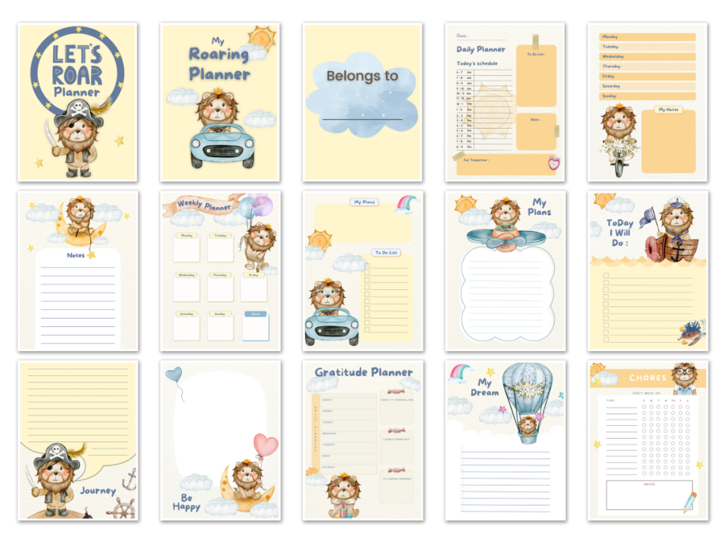 printables, journals ,planners