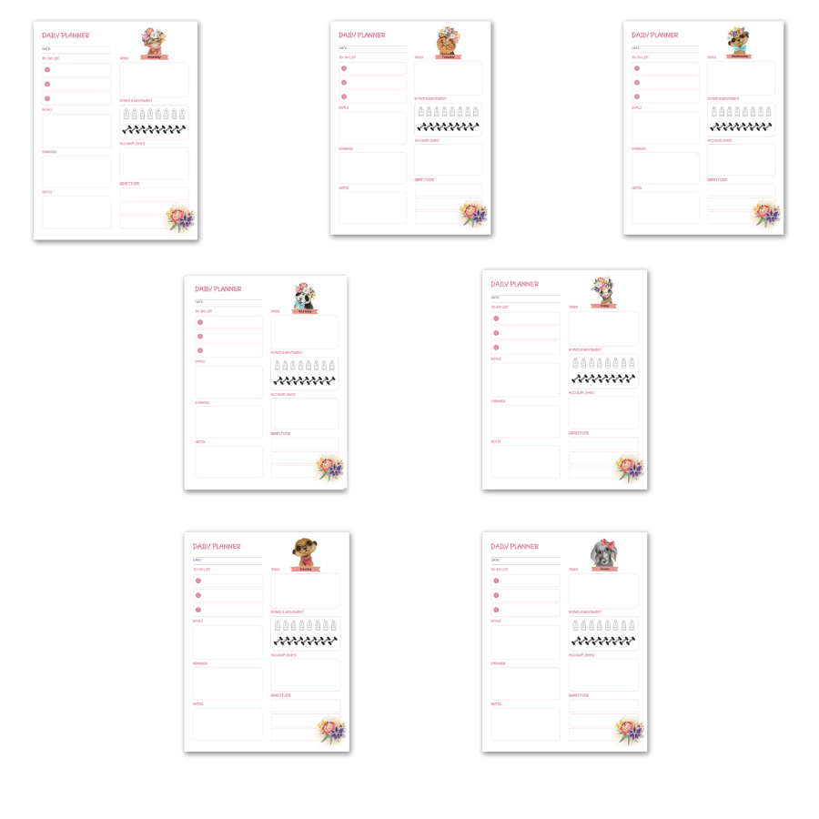 printable planner templates
